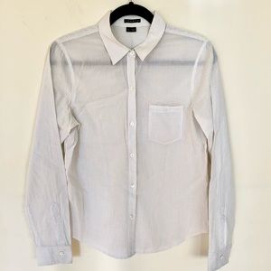 Theory Pinstriped Button-down Shirt